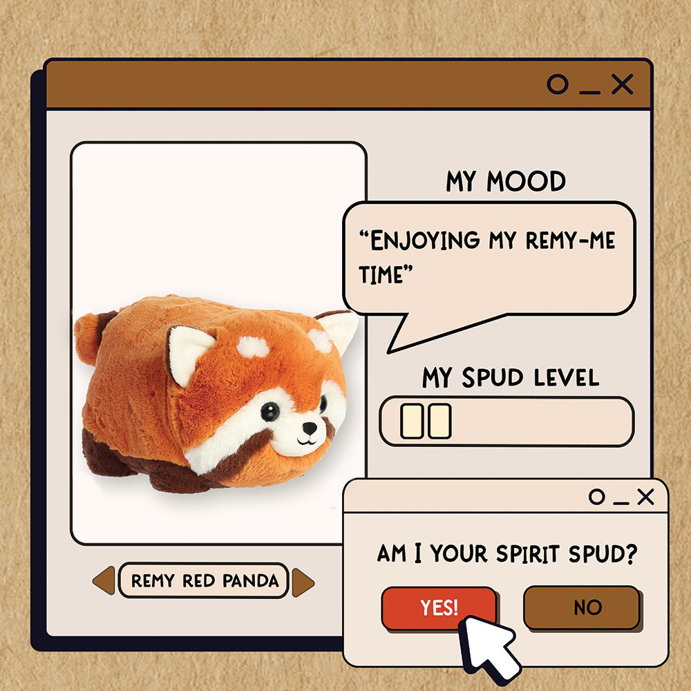 Spudsters Remy Red Panda Soft Toy - Aurora World LTD