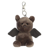 Palm Pals Luna Bat Clip-On 10cm - Halloween Soft Toy by Aurora World LTD