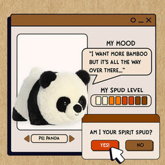Spudsters Pei Panda Soft Toy - Aurora World LTD