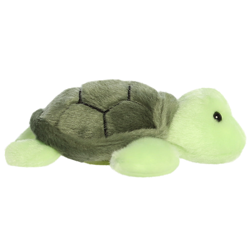 Saavy Sea Turtle Shoulderkins 16cm - Magnetic Shoulder Companion Plush toy - Aurora World LTD