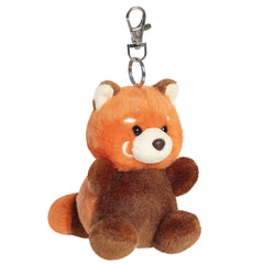 Palm Pals Rei Red Panda Clip-On 10cm Soft Toy by Aurora World LTD