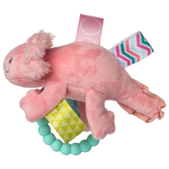 Mary Meyer Pink Axolotl Taggies Baby Rattle - Aurora World Ltd