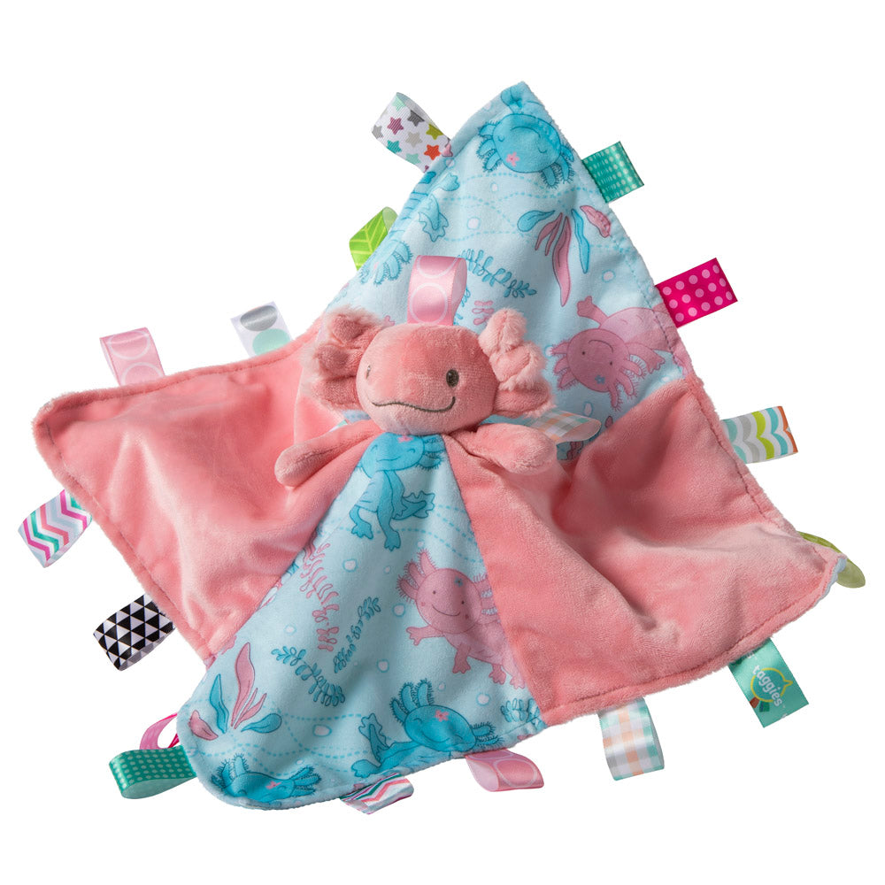 Mary Meyer Taggies Pink Axolotl Baby Blanket Soft Toy - Aurora World LTD