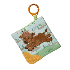 Mary Meyer Highland Cow Crinkle Teether Baby Toy - Aurora World LTD