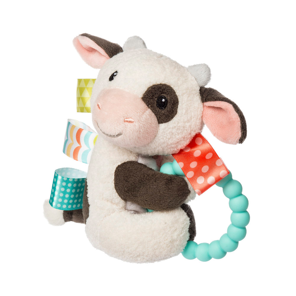 Mary Meyer Buttercup Cow Taggies Baby Rattle - Aurora world Ltd
