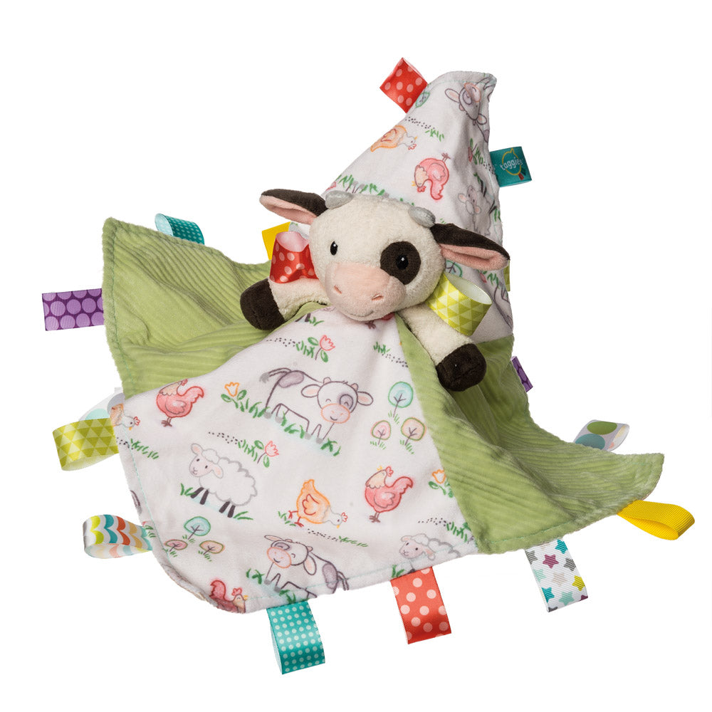 Mary Meyer Taggies Cow Baby Blanket Soft Toy - Aurora World Ltd