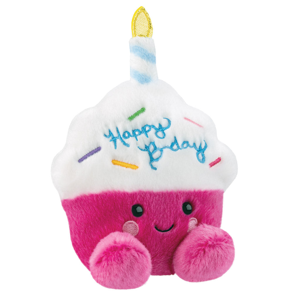 Palm Pals Sparkle Birthday Cupcake Soft Toy - Aurora World LTD