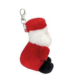 Palm Pals Santa Claus Clip-On 10cm Soft Toy- Christmas Gift by Aurora World LTD