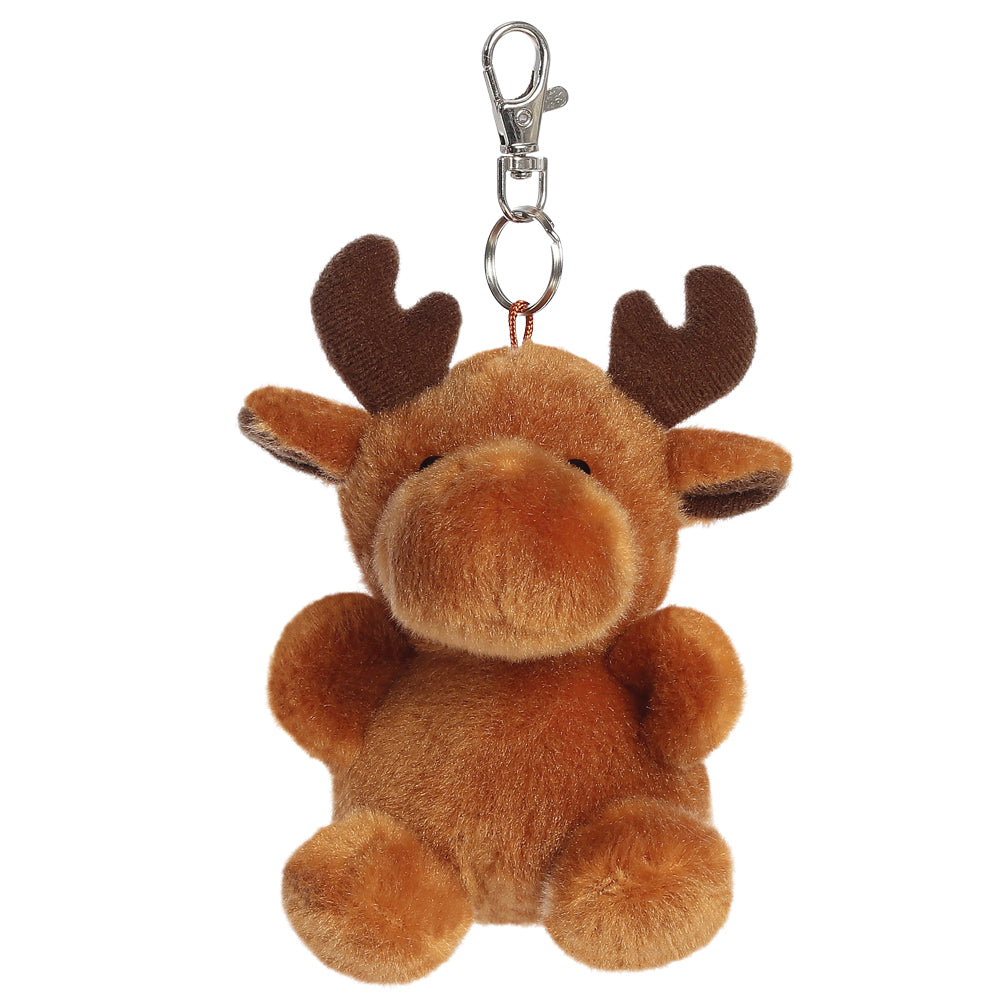 Palm Pals Cinnamon Reindeer Clip-On 10cm Soft Toy- Christmas Gift by Aurora World LTD