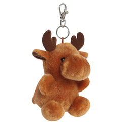 Palm Pals Cinnamon Reindeer Clip-On 10cm Soft Toy- Christmas Gift by Aurora World LTD