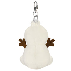 Palm Pals Twig Snowman Clip-On 10cm Soft Toy - Christmas Gift by Aurora World Ltd