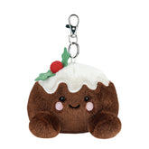 Palm Pals Carol Christmas Pudding Clip-On 10cm - Christmas Gift Soft Toy by Aurora World Ltd