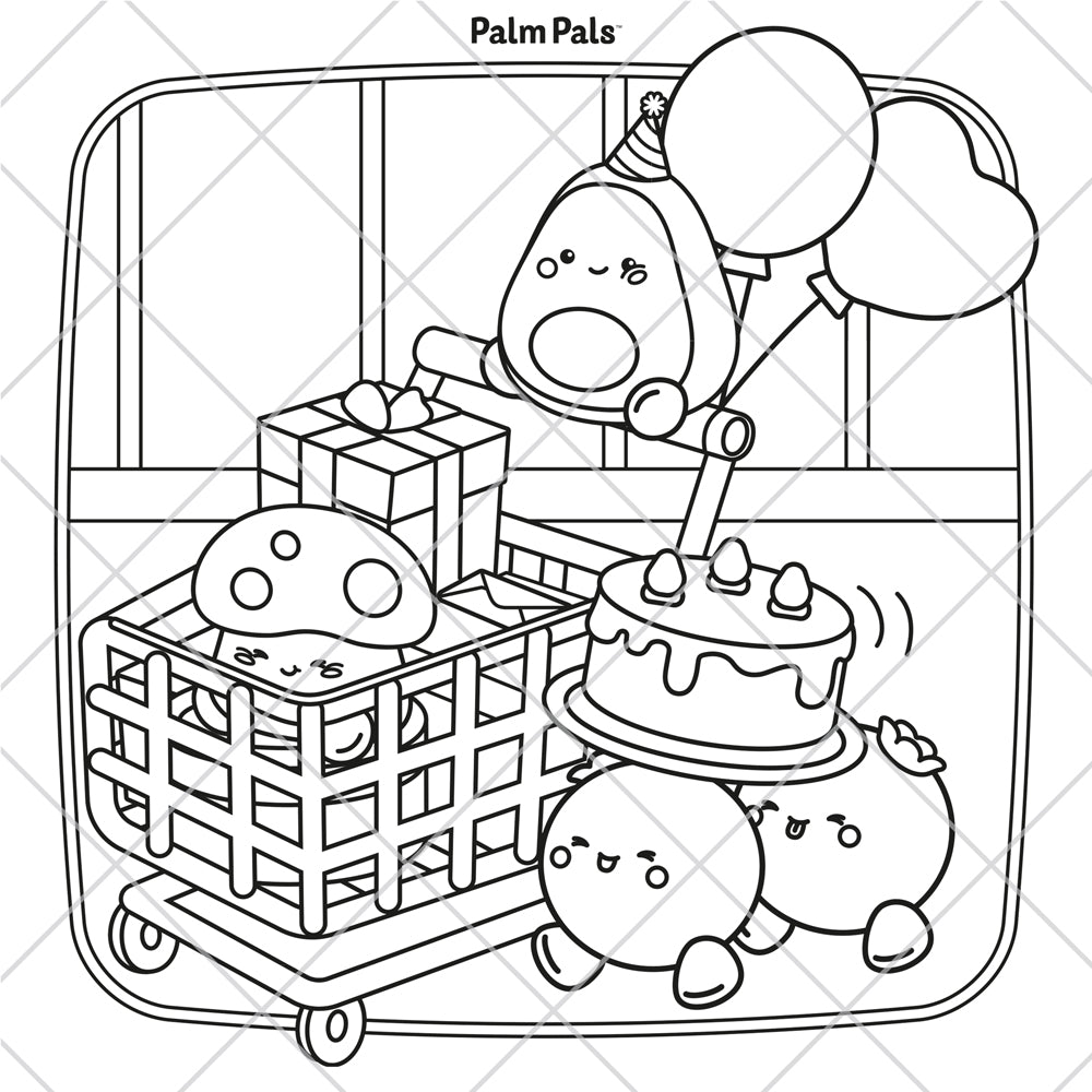 Palm Pals Best Friends: A Cute and Cosy Colouring Book by Aurora World LTD