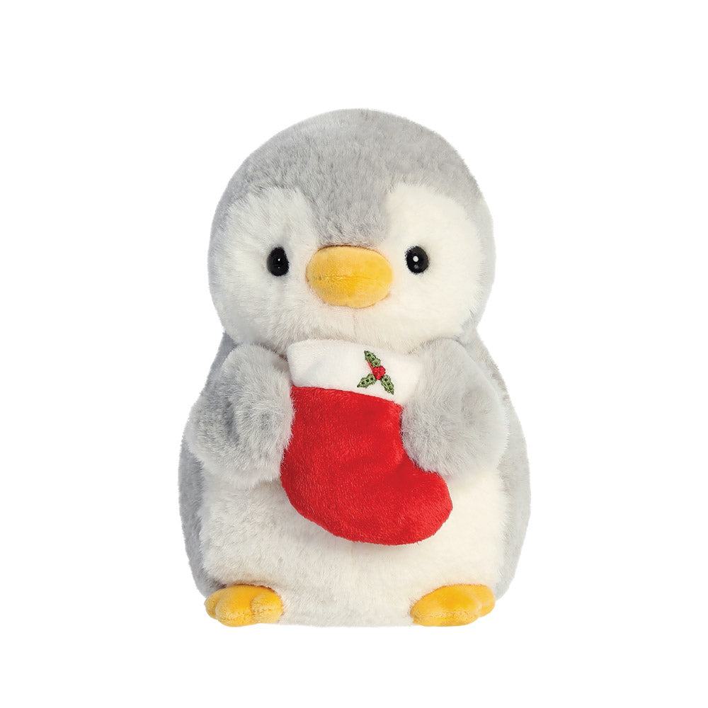 PomPom Pinguin mit Strumpf Pluschtier