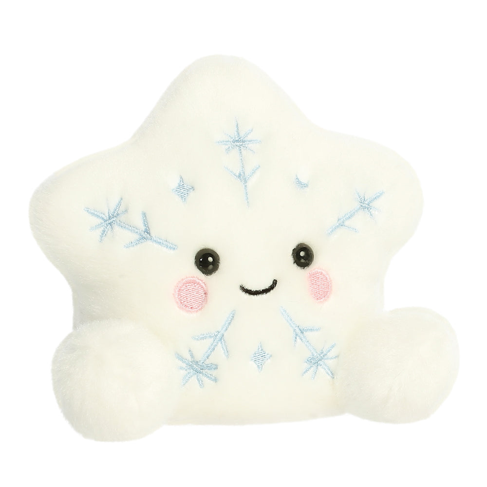 Palm Pals Glisten Snowflake 13cm Soft Toy 13cm - Christmas Gift - Collectable Soft Toy from Aurora World LTD