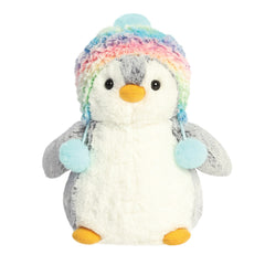 PomPom Penguin Rainbow Hat Soft Toy - Aurora World LTD