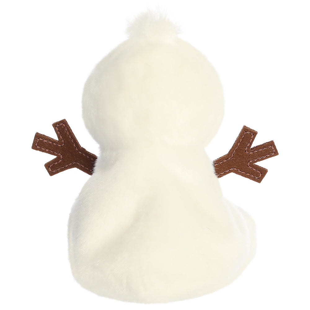 Palm Pals Twig Snowman 13cm- Christmas Gift - Collectable Soft Toy by Aurora World LTD