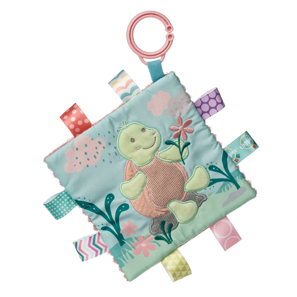 Mary Meyer Taggies Turtle Crinkle Me Baby Book Toy - Aurora World Ltd