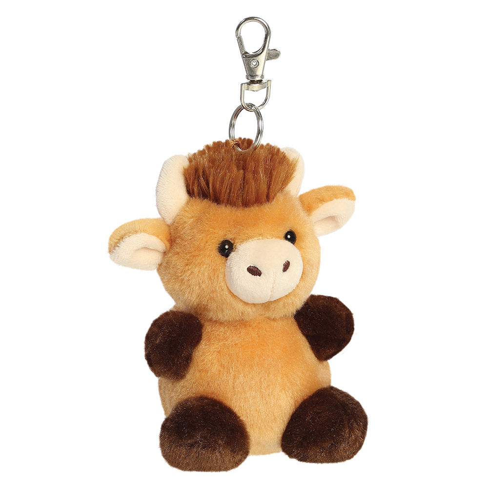Palm Pals Hubert Highland Cow Clip-On - Aurora World LTD