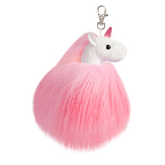 Sparkle Tales Fluffy Unicorn Key Clip - Aurora World LTD