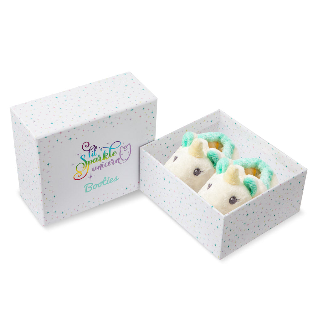 Lil' Sparkle Baby Unicorn Booties + Gift Box - Aurora World LTD