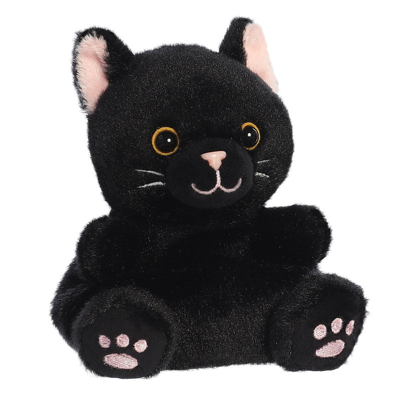 Palm Pals Twilight Black Cat Soft Toy Aurora World