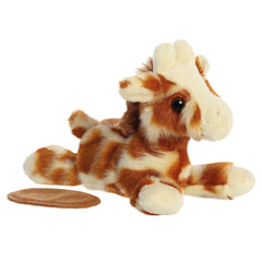 Jules Giraffe Shoulderkins 16cm - Magnetic Shoulder Companion Plush toy - Aurora World LTD