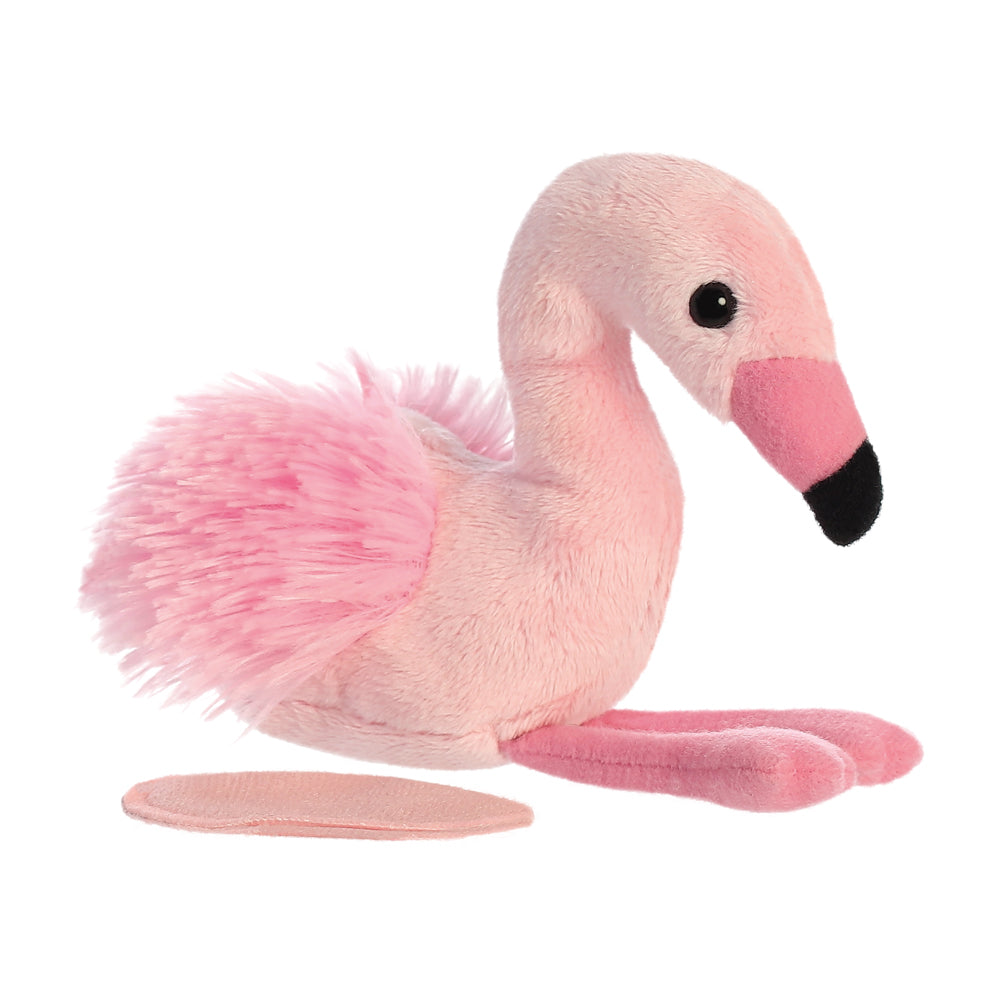 Fay Flamingo Shoulderkins 16cm - Magnetic Shoulder Companion Plush toy - Aurora World LTD