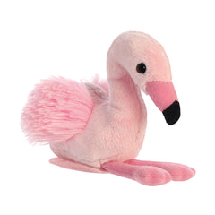 Fay Flamingo Shoulderkins 16cm - Magnetic Shoulder Companion Plush toy - Aurora World LTD