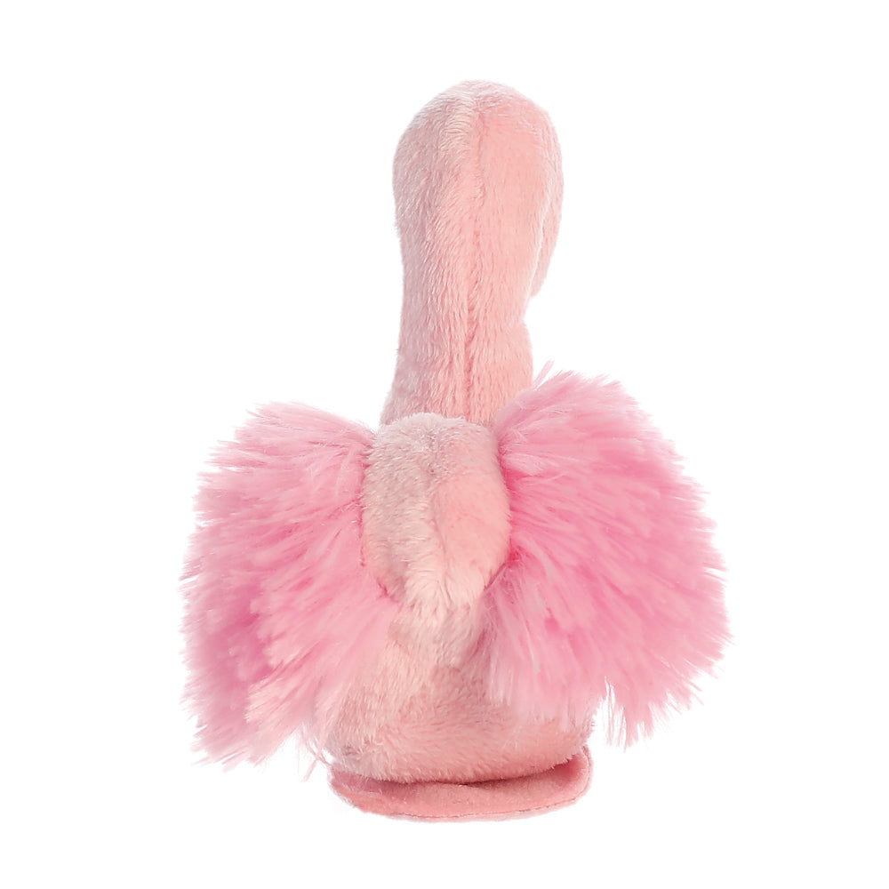 Fay Flamingo Shoulderkins 16cm - Magnetic Shoulder Companion Plush toy - Aurora World LTD