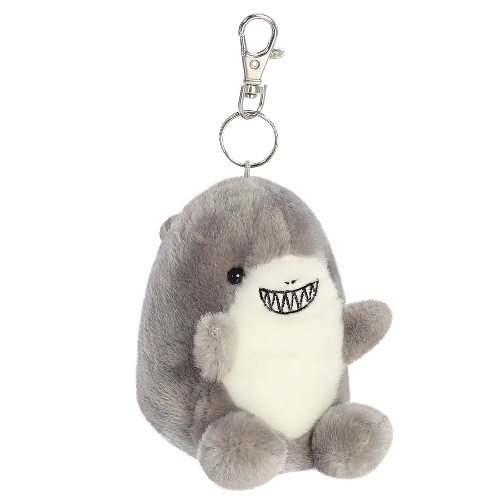 Palm Pals Chomps Shark Clip-On 10cm Soft Toy - Aurora World LTD - Perfect for gifting or collecting