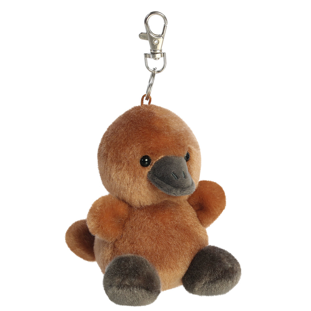 Palm Pals Patty Platypus Clip-On 10cm Soft Toy - Aurora World LTD - Perfect for gifting or collecting