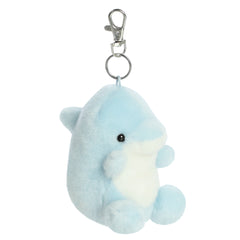 Palm Pals Clicks Dolphin Clip-On 10cm Soft Toy - Aurora World LTD - Perfect for gifting or collecting