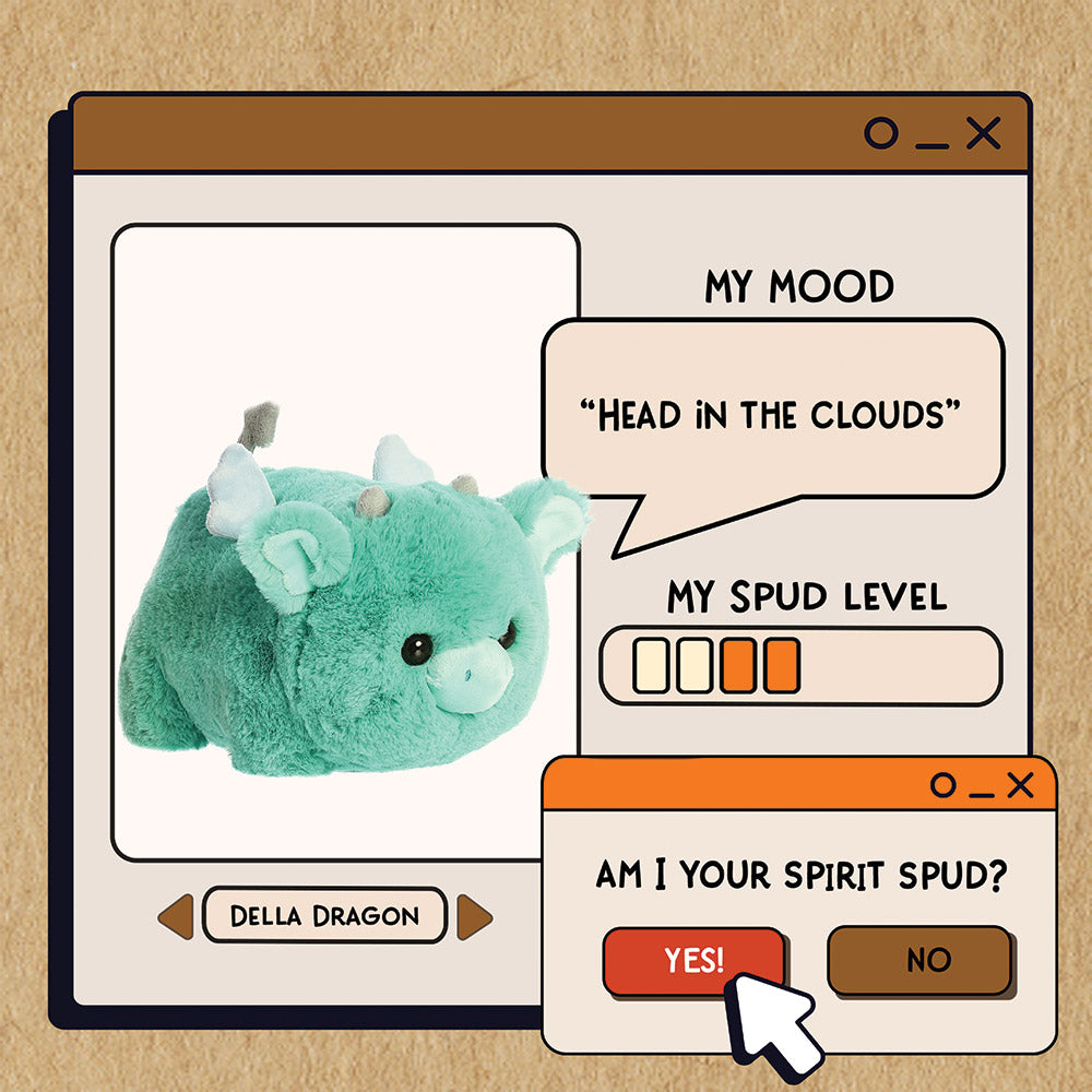 Spudsters Della Dragon Soft Toy - Aurora World LTD