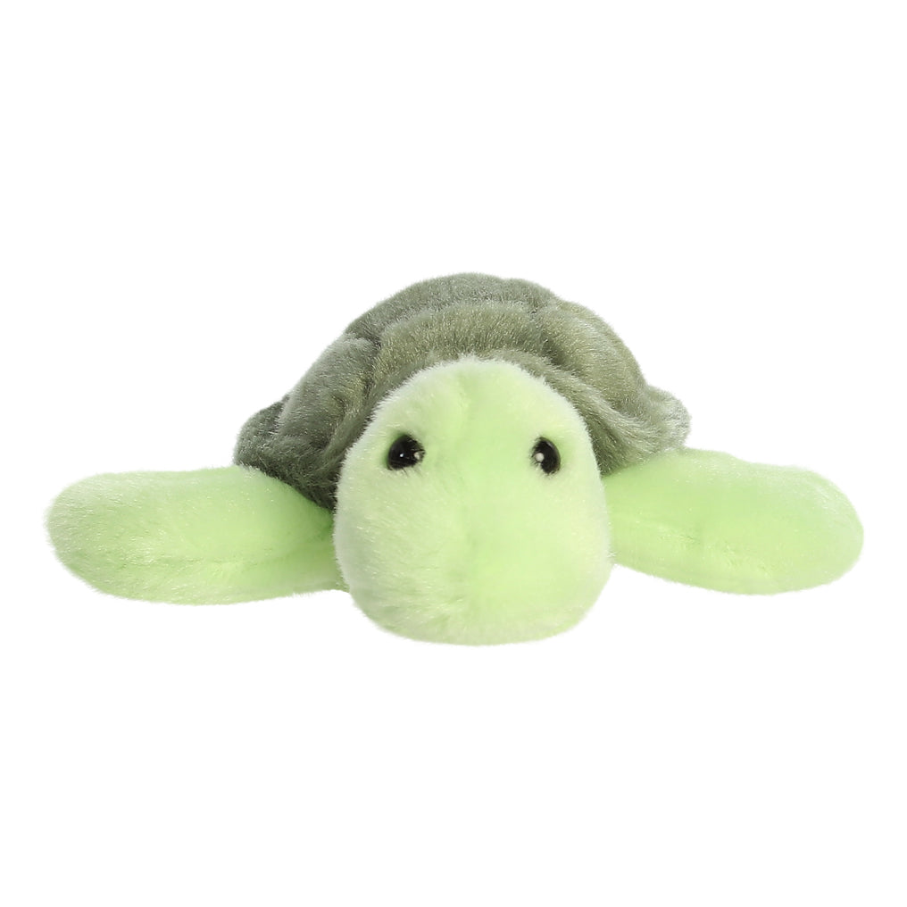 Saavy Sea Turtle Shoulderkins 16cm - Magnetic Shoulder Companion Plush toy - Aurora World LTD