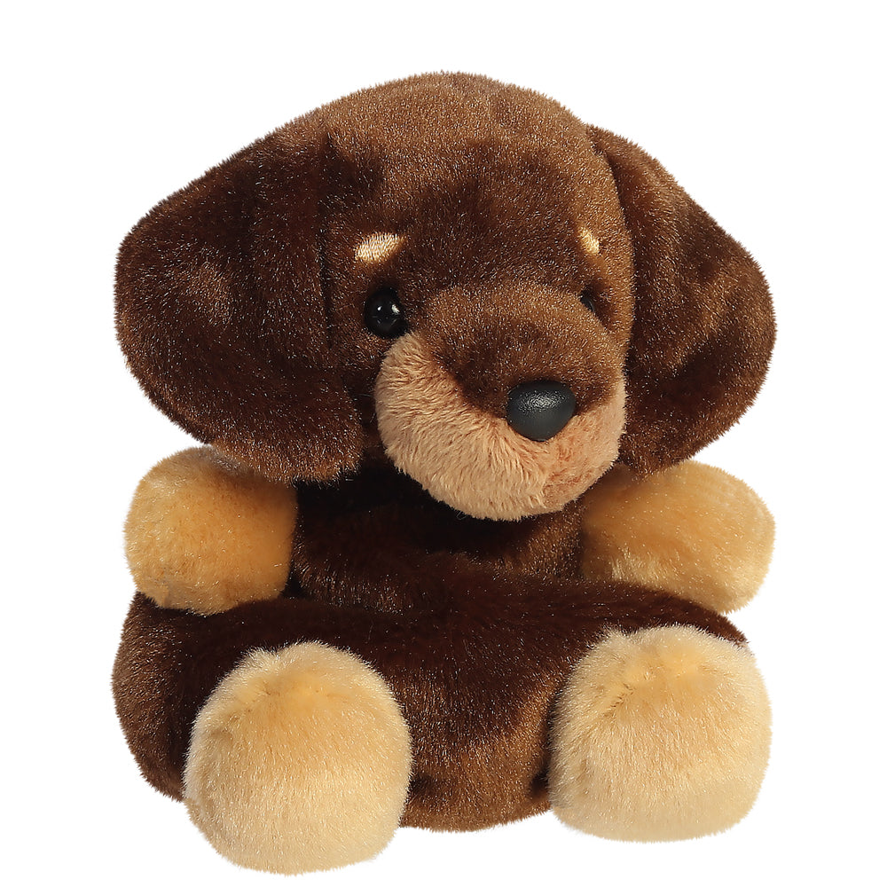 Palm Pals Houdini Dachshund-13cm-Collectable Soft Toy by Aurora World LTD