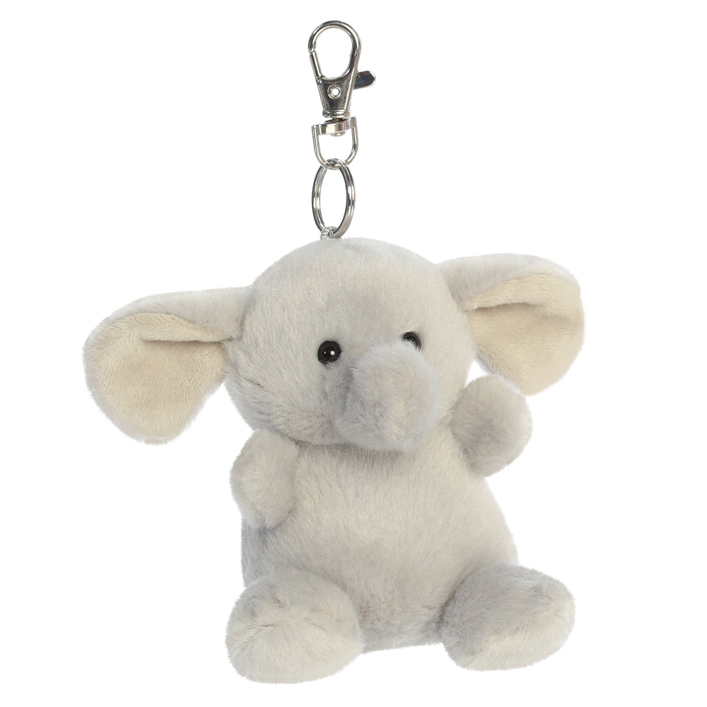 Palm Pals Stomps Elephant Clip-On 10cm - Collectable Soft Toy by Aurora World LTD