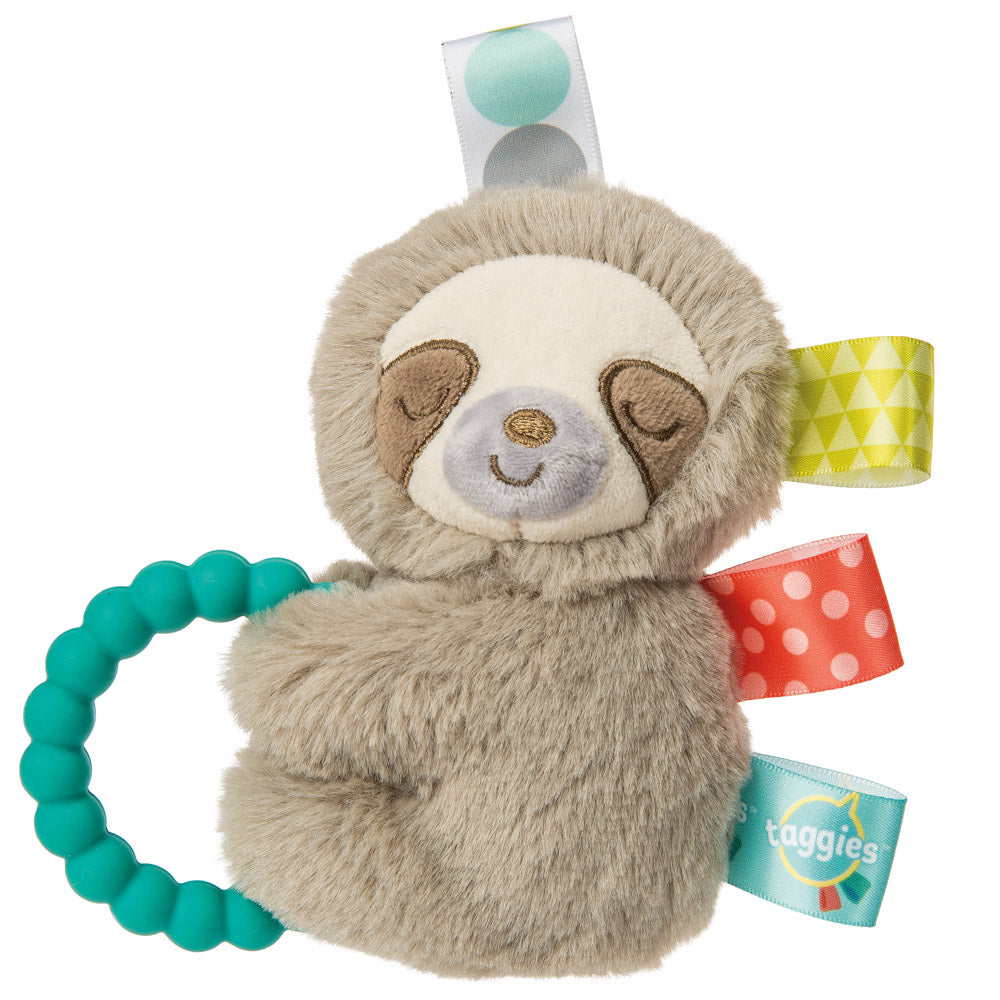Mary Meyer Molasses Sloth Taggies Baby Rattle - Aurora World  ltd