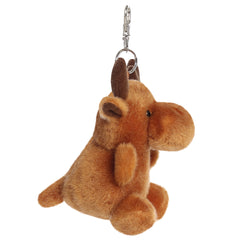 Palm Pals Cinnamon Reindeer Clip-On 10cm Soft Toy- Christmas Gift by Aurora World LTD