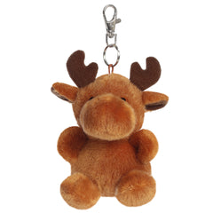 Palm Pals Cinnamon Reindeer Clip-On 10cm Soft Toy- Christmas Gift by Aurora World LTD