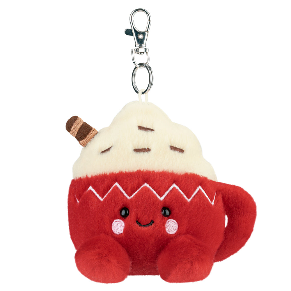 Palm Pals Cassia Hot Cocoa Clip-On 10cm Soft Toy-Christmas Gift by Aurora World LTD