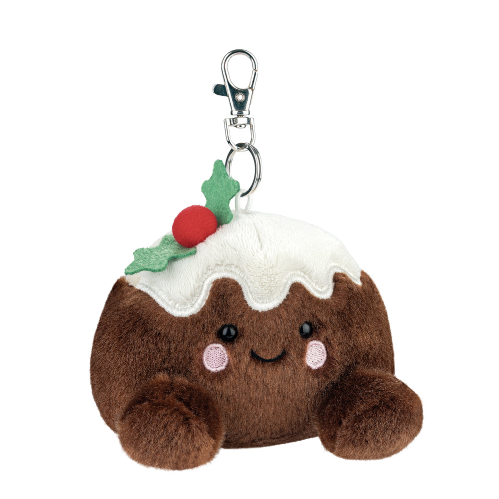 Palm Pals Carol Christmas Pudding Clip-On 10cm - Christmas Gift Soft Toy by Aurora World Ltd
