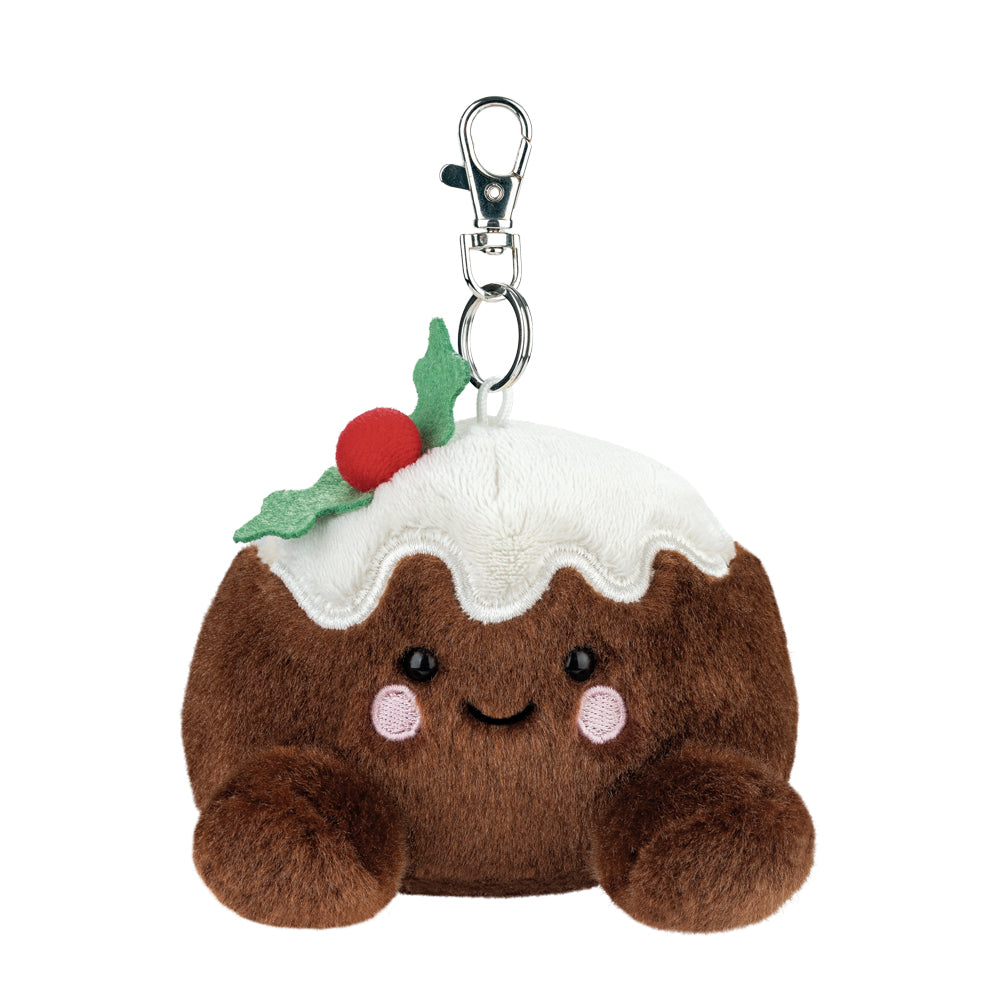 Palm Pals Carol Christmas Pudding Clip-On 10cm - Christmas Gift Soft Toy by Aurora World Ltd
