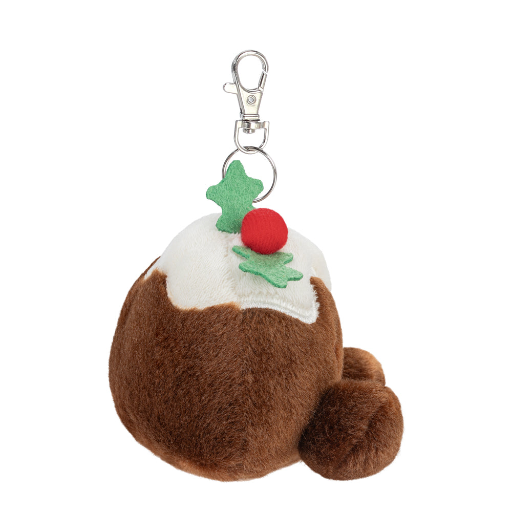 Palm Pals Carol Christmas Pudding Clip-On 10cm - Christmas Gift Soft Toy by Aurora World Ltd