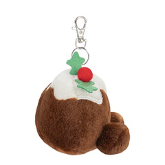 Palm Pals Carol Christmas Pudding Clip-On 10cm - Christmas Gift Soft Toy by Aurora World Ltd