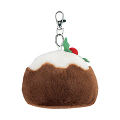 Palm Pals Carol Christmas Pudding Clip-On 10cm - Christmas Gift Soft Toy by Aurora World Ltd