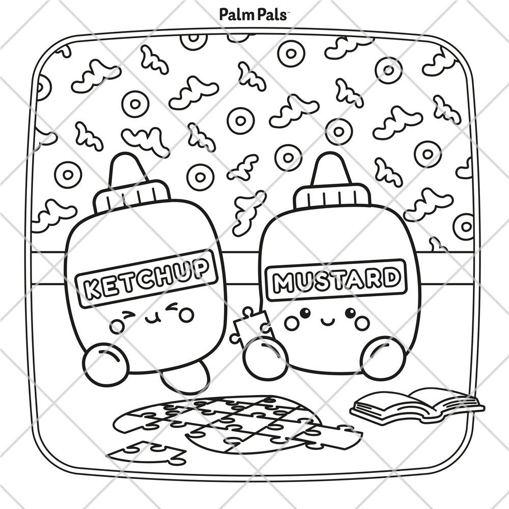 Palm Pals Best Friends: A Cute and Cosy Colouring Book by Aurora World LTD