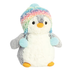 PomPom Penguin Rainbow Hat Soft Toy - Aurora World LTD