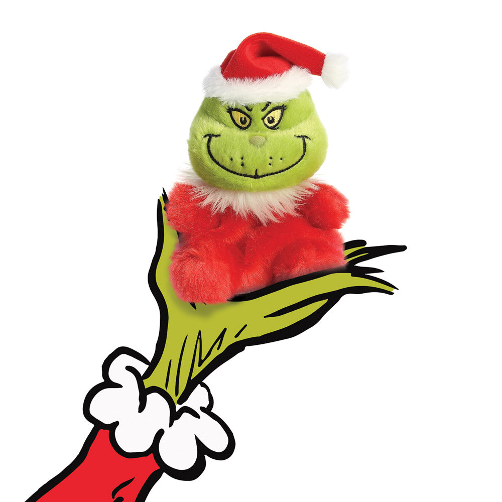 Palm Pal Santa Grinch Soft Toy Aurora World