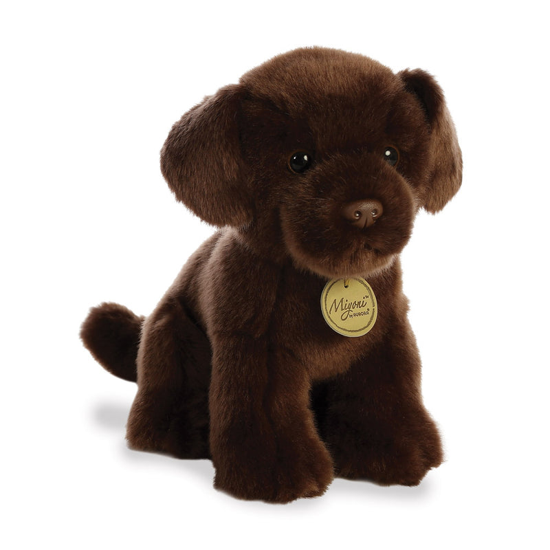 Chocolate labrador cuddly toy shop
